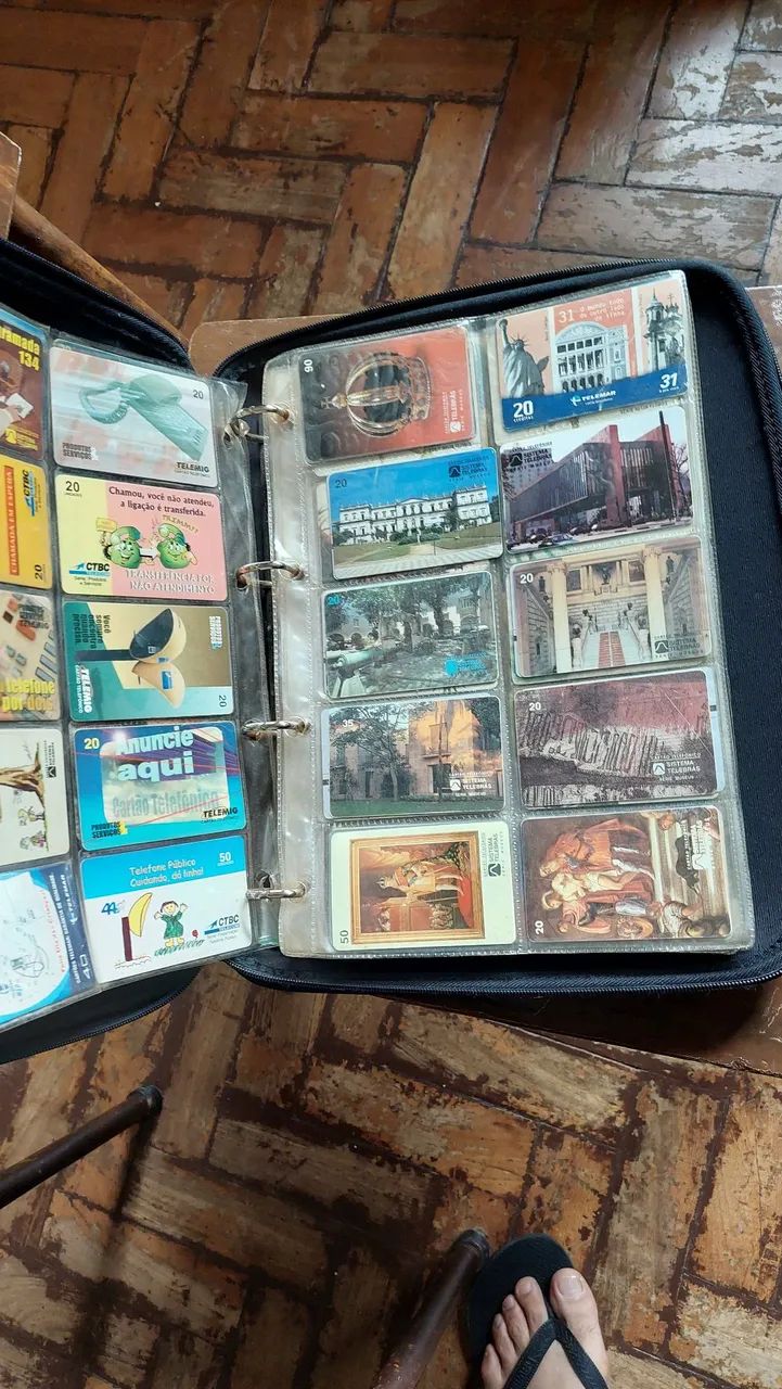 Vendo coleção de cartões, notas e moedas!Valor e forma de pagamento a combinar... - Foto 2