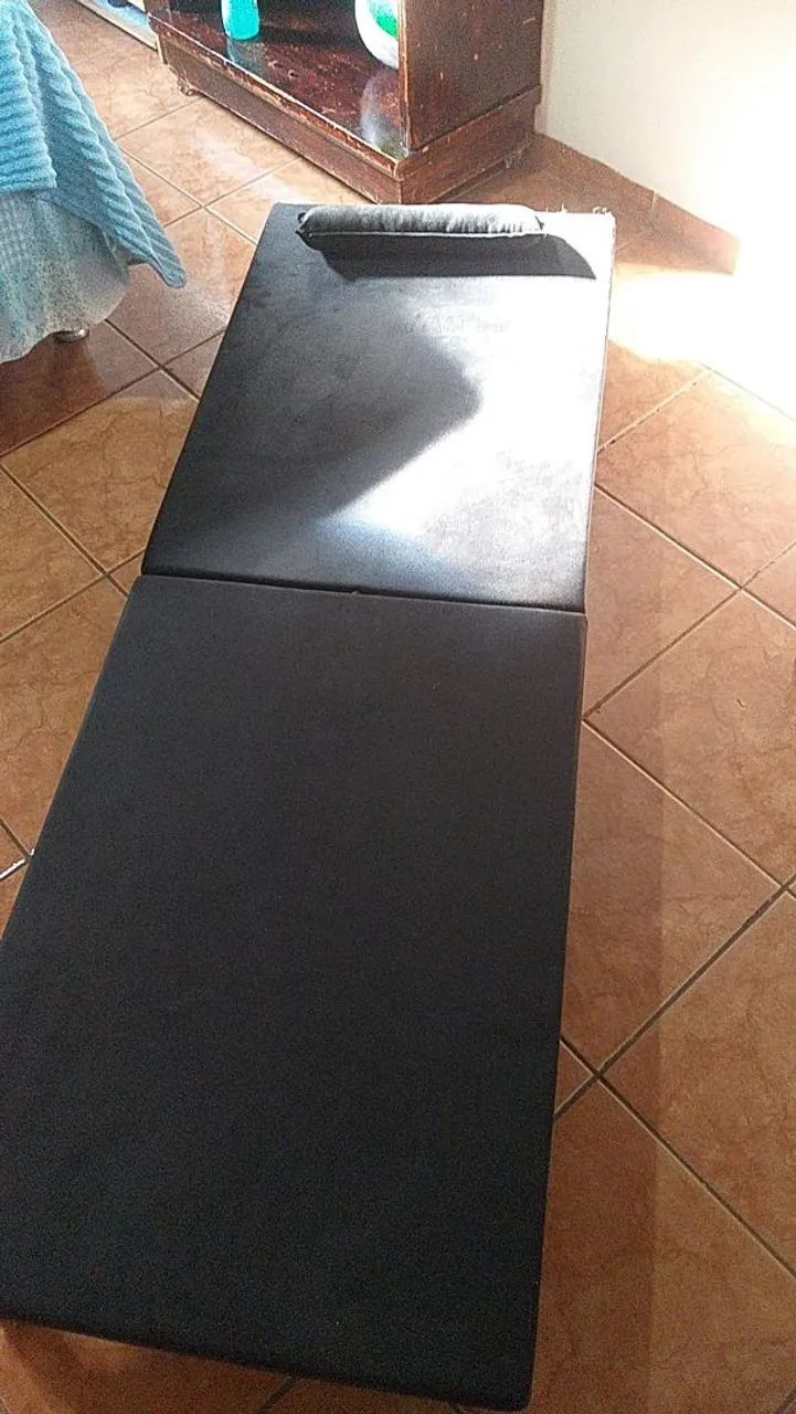 Cama portátil ou sofazinho camurça  - Foto 3
