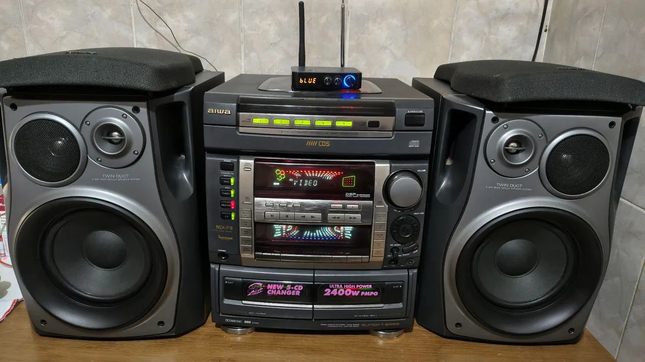 Som Aiwa nsx F9 HR JAPONÊS - Aparelhos de Som - Vila Caracol