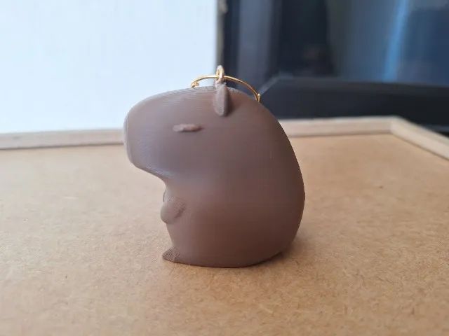 Chaveiro Capivara 3D Grande