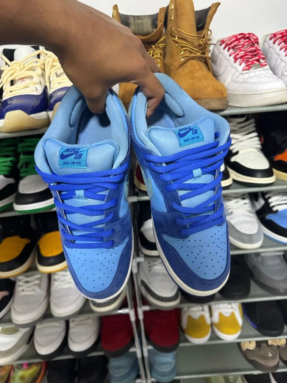  Tênis Nike SB Dunk Low Pro Blue Raspberry  - Foto 3