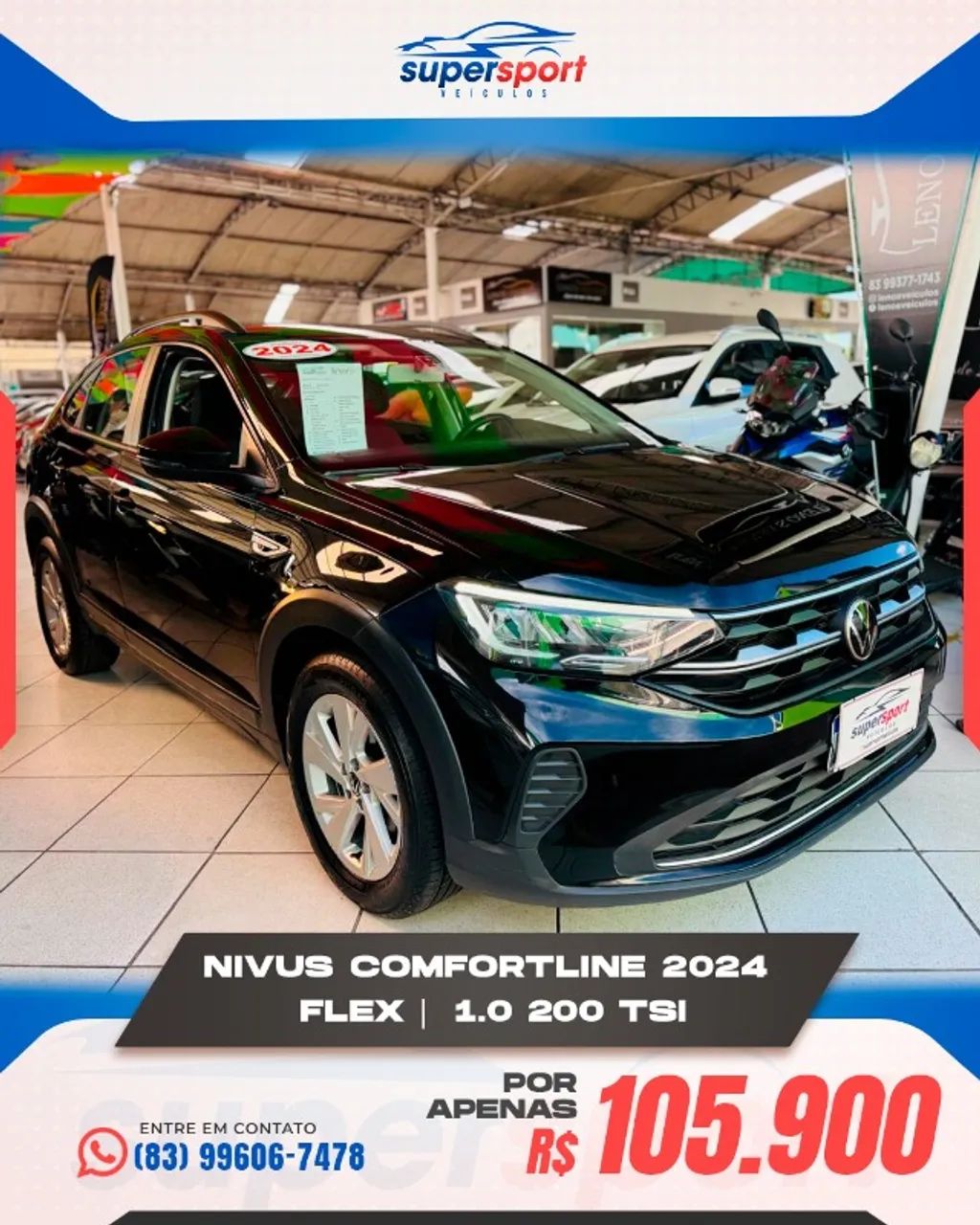 Volkswagen Nivus Nivus Comfortline 1.0 200 TSI Flex Aut. 2024