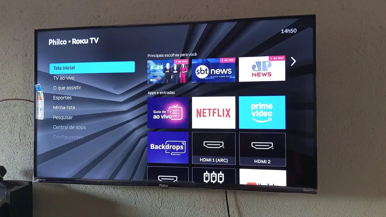 Vendo televisão Roku 43 polegadas 