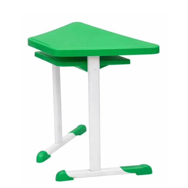 Mesa Infantil Hexagonal Com Porta Livro Ideal Para Escola Creche Cores Diversas 45803 - Foto 3
