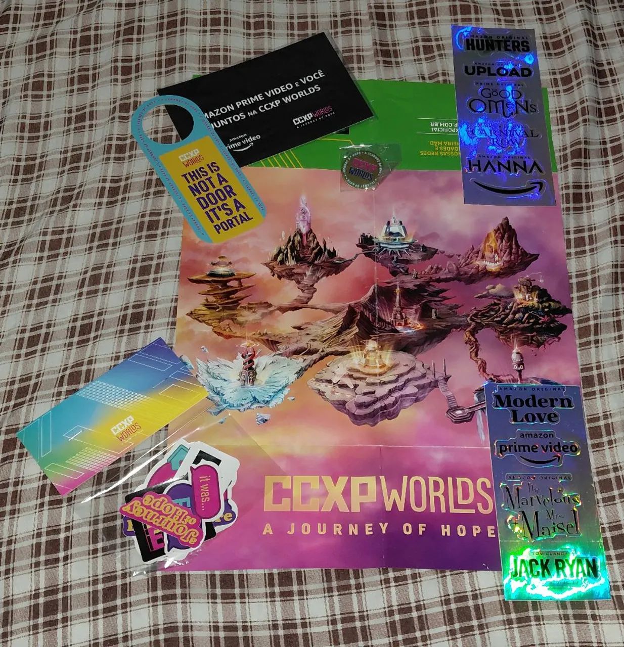 Kit Colecionável CCXP Worlds & Amazon Prime Video - Raro