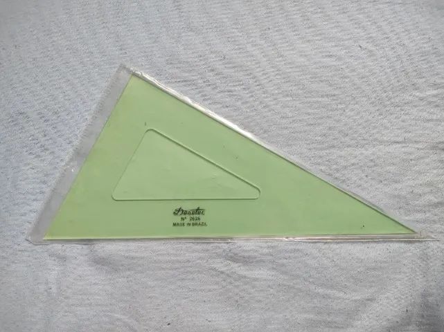 Esquadros e Compasso Para Curso de Desenho técnico  - Foto 2