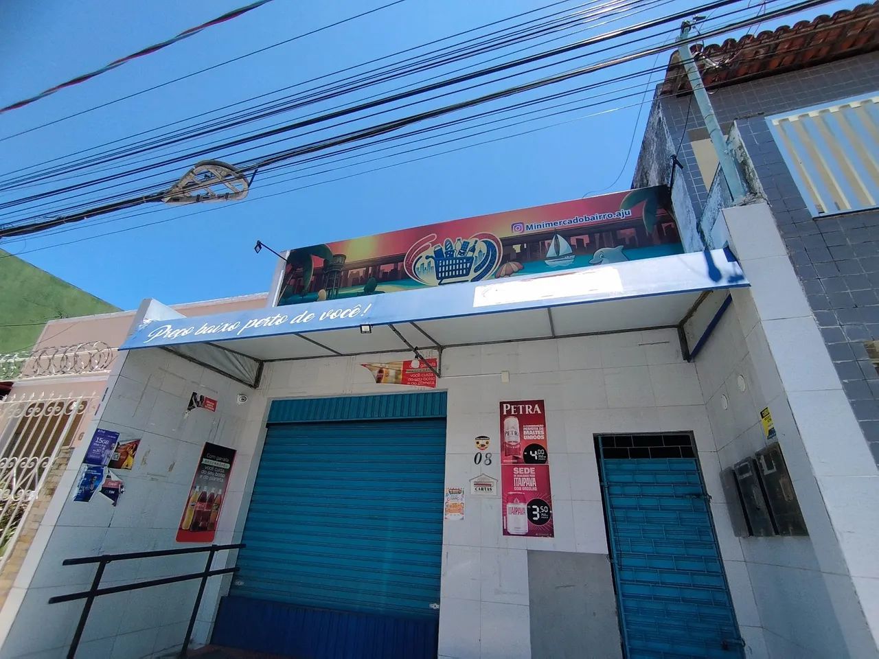 Vendo toldo e placa da fachada nova com toda a estrutura  - Foto 2