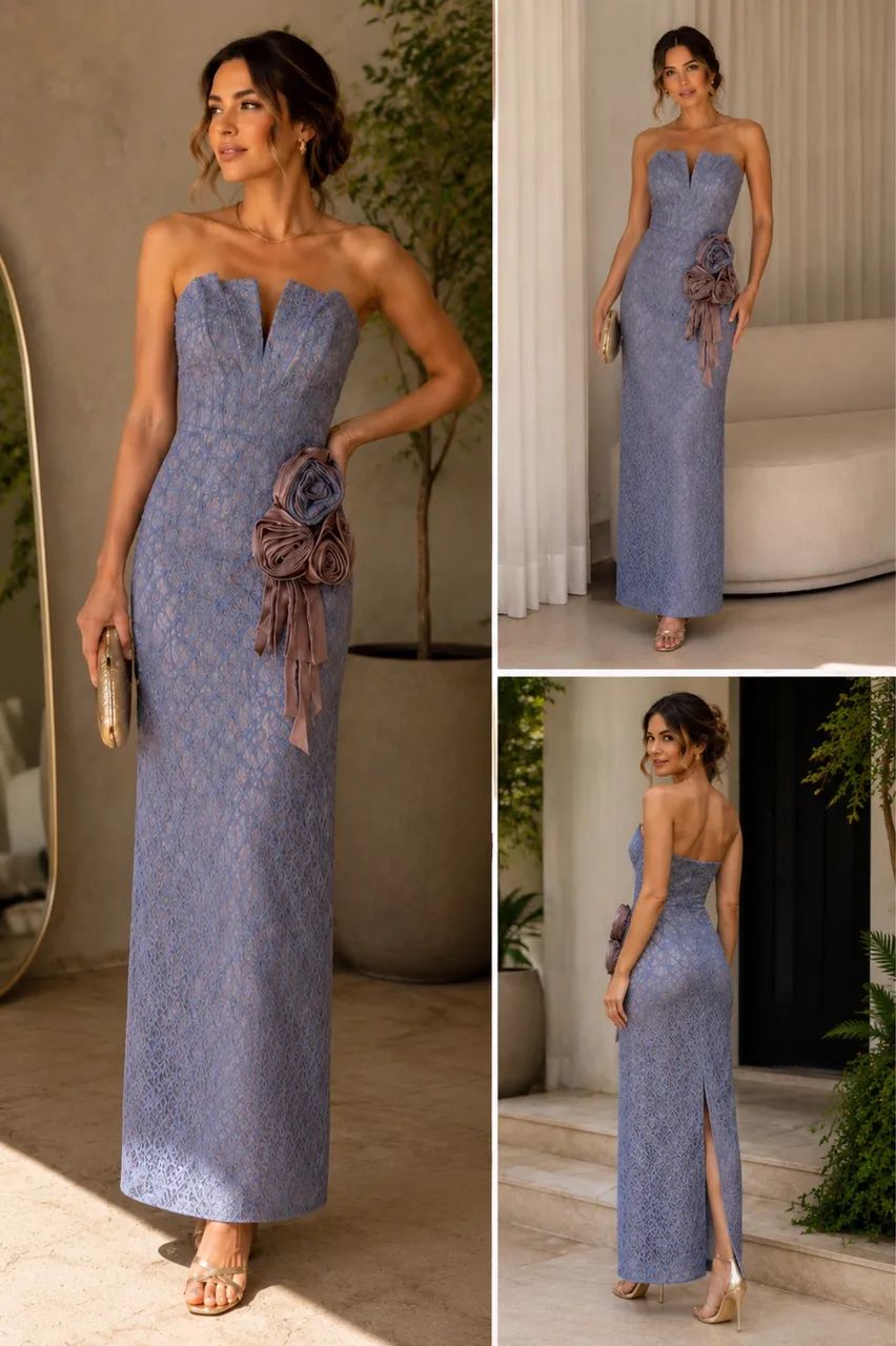 Vestido belíssimo em renda