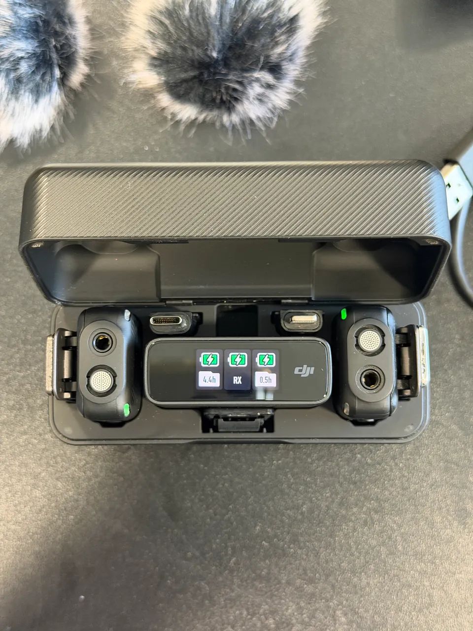Microfone sem fio Dji Mic Combo USB-C e Lightning  - Foto 4