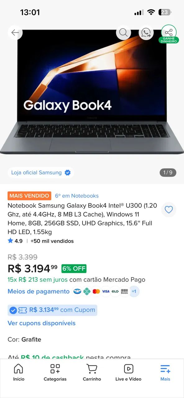 Notebook Samsung Book 4 - Foto 2