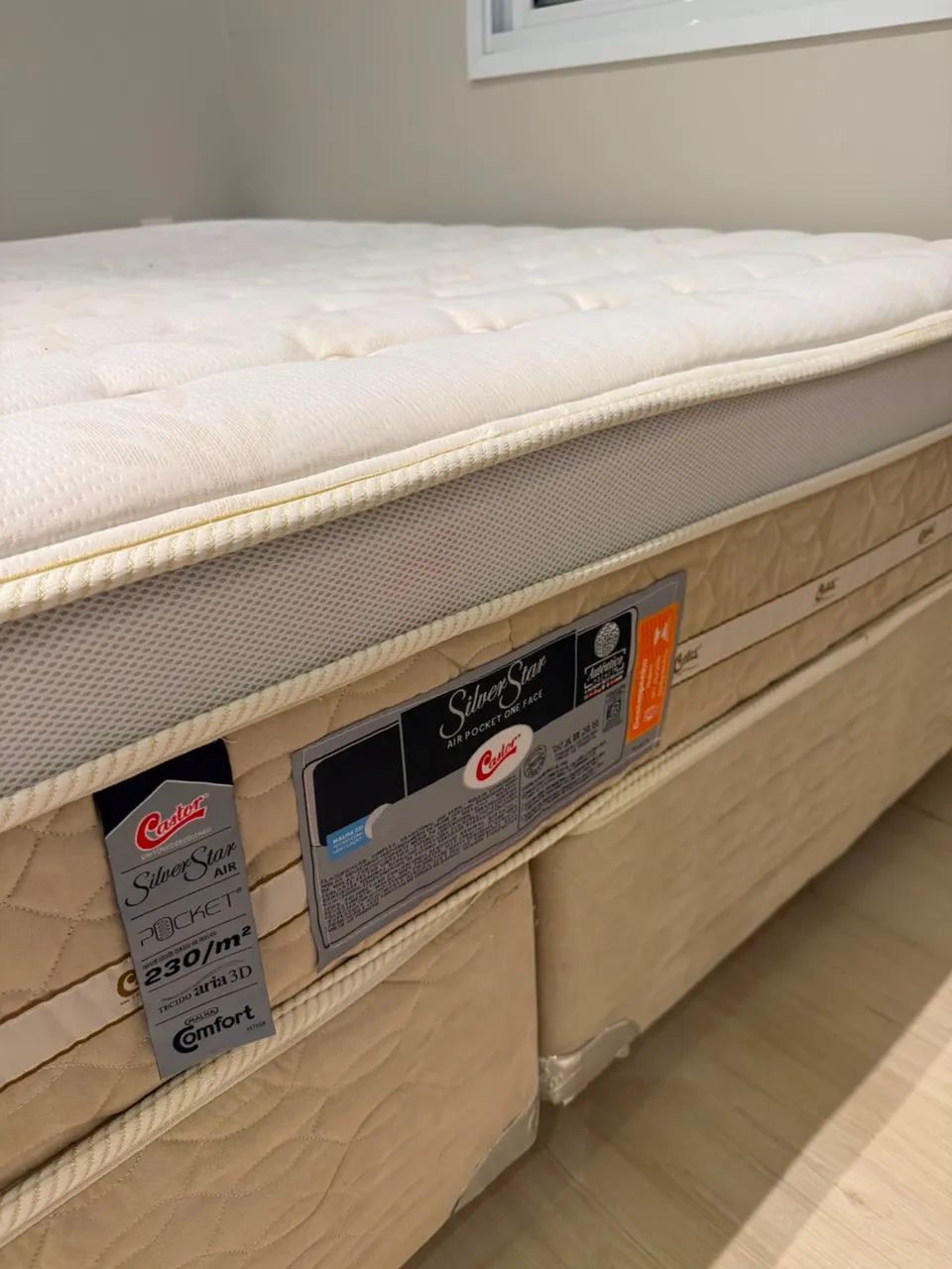 Cama Box + Colchão Castor Silver Star KING - Foto 5