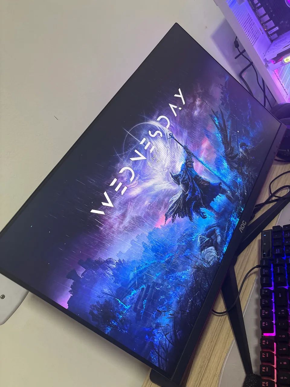 Monitor GAMER AOC FULL HD 24 polegadas 144 HZ - Foto 3