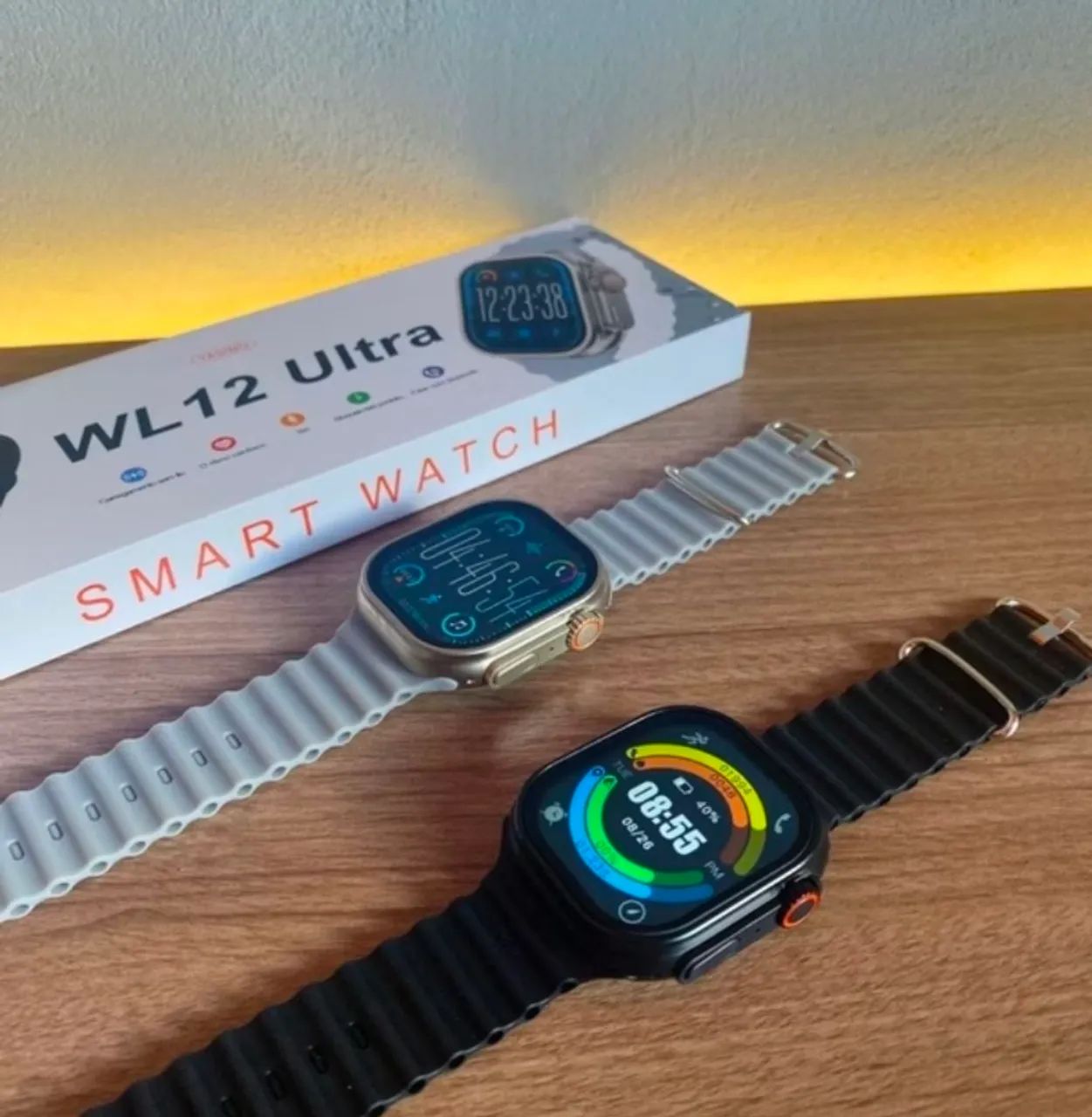 Smartwatch ultra com pulseira Extra  - Foto 3