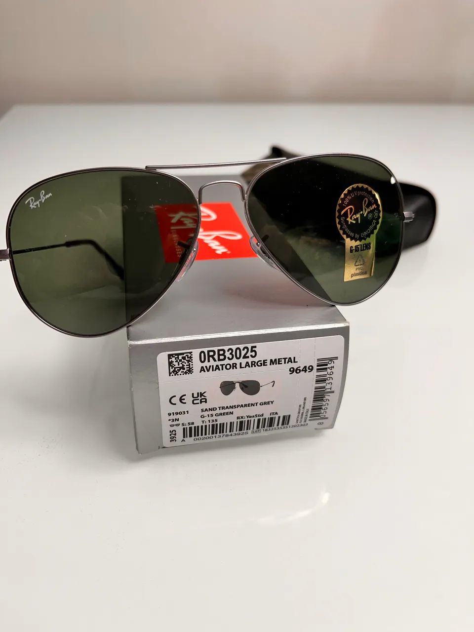Óculos de sol Ray Ban aviator Large metal  - Foto 3