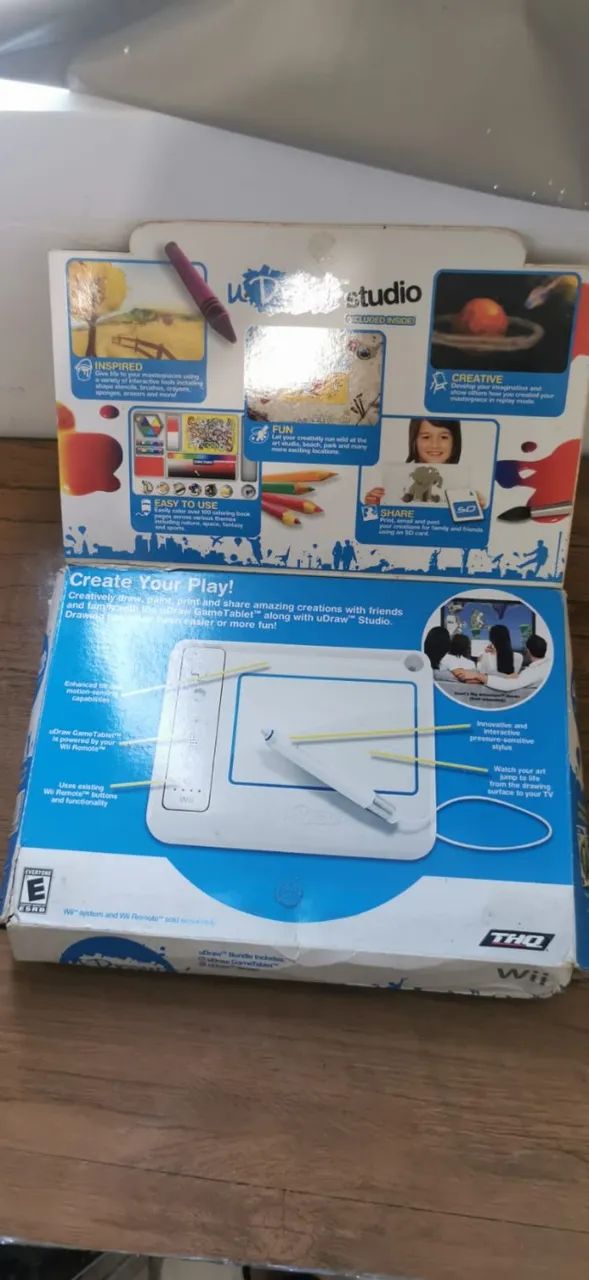Wii uDraw Game Tablet + Jogo original - Foto 3