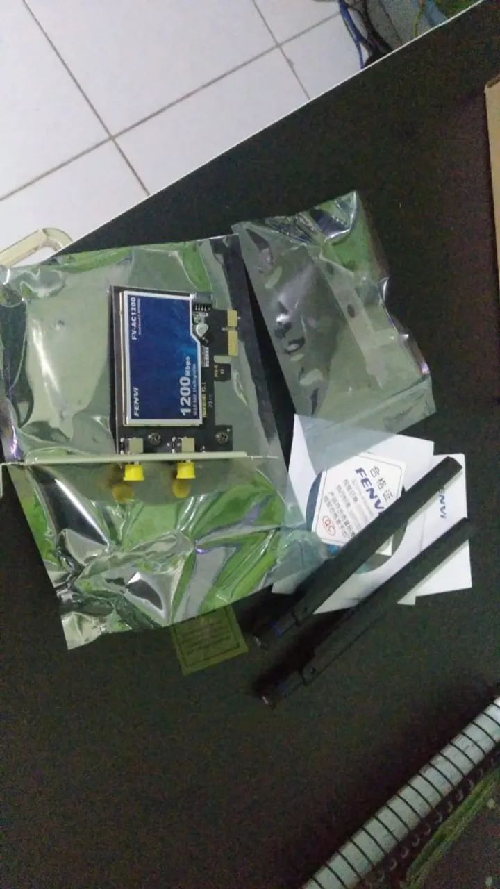 Placa de rede WiFi PCIe 2.4g/5ghz + Bluetooth 4.0 p/PC. Entrega Gratis - Foto 5