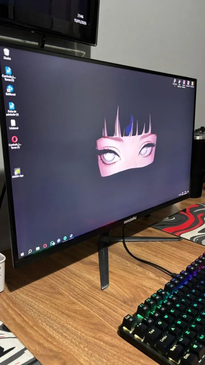 Monitor Concórdia Gamer H270f 27" 165hz Led Full Hd HDMI e DP Freesync Premium 1ms - Foto 3
