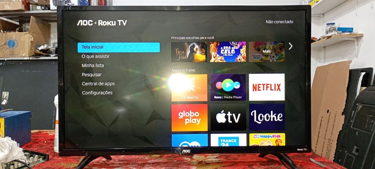 Smart tv AOC 32 polegadas 444717591252193280