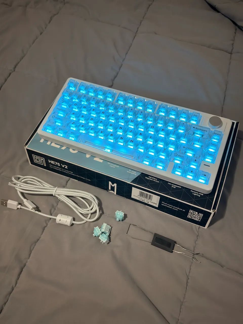 Teclado Magnético HE75 V2 Epomaker - Foto 2