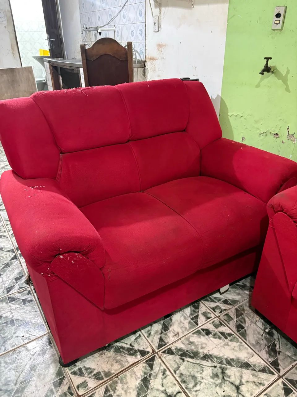 SOFÁ VERMELHO (CONJUNTO) - Foto 3
