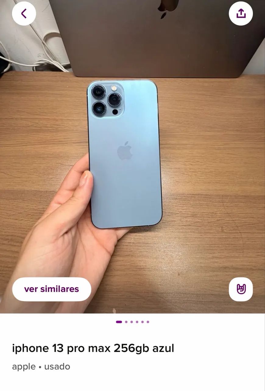 iphone 13 pro max 256gb azul - Celulares e Smartphones - Vila