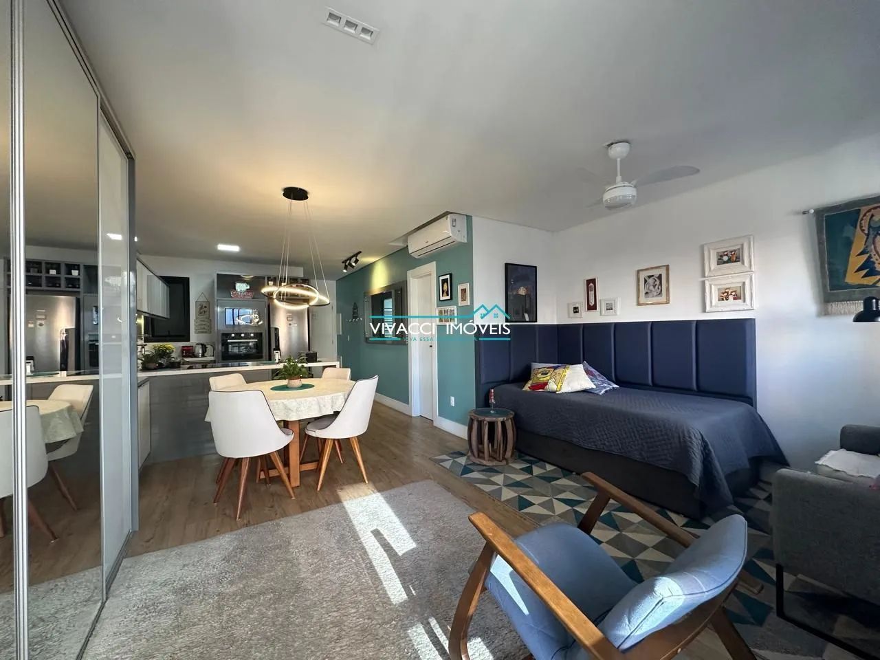 Studio no Bom Abrigo | Mobiliado, Sacada, Vaga e Lazer Completo - Foto 2