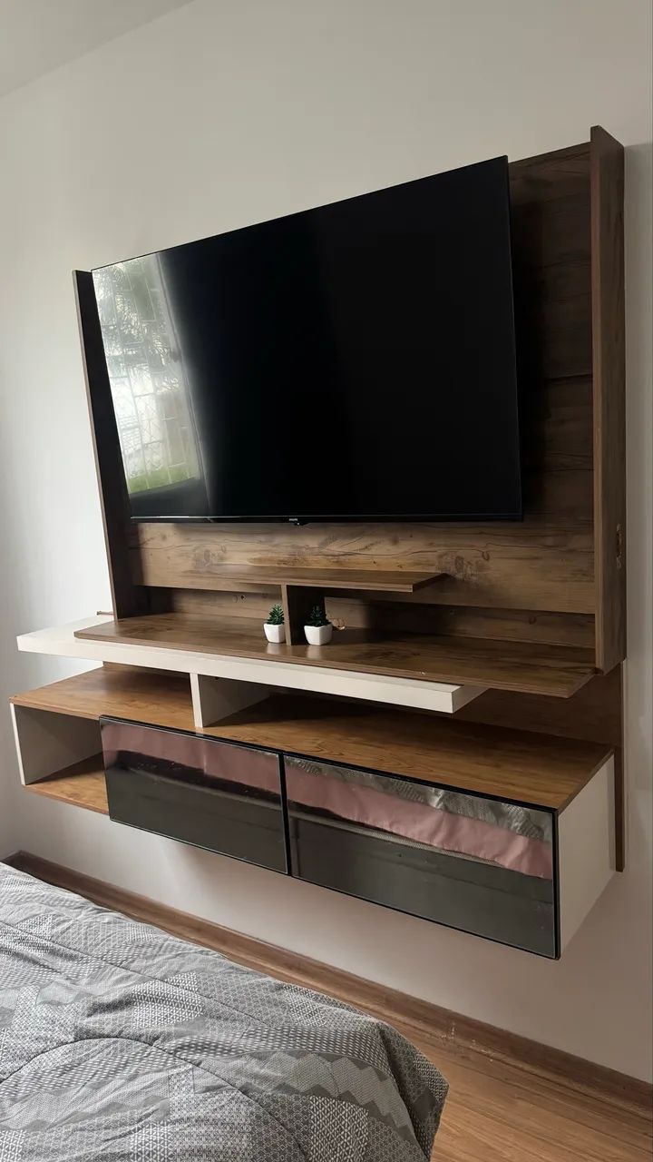 Hack com painel para TV - excelente estado! - Foto 4