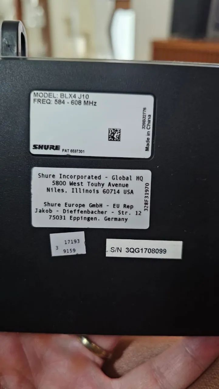 microfone sem fio Shure BLX14/P31 com microfone headset PGA31 - Foto 4