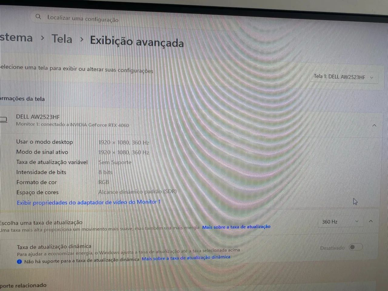 MONITOR ALIENWARE AW2523HF 360HZ - Foto 2