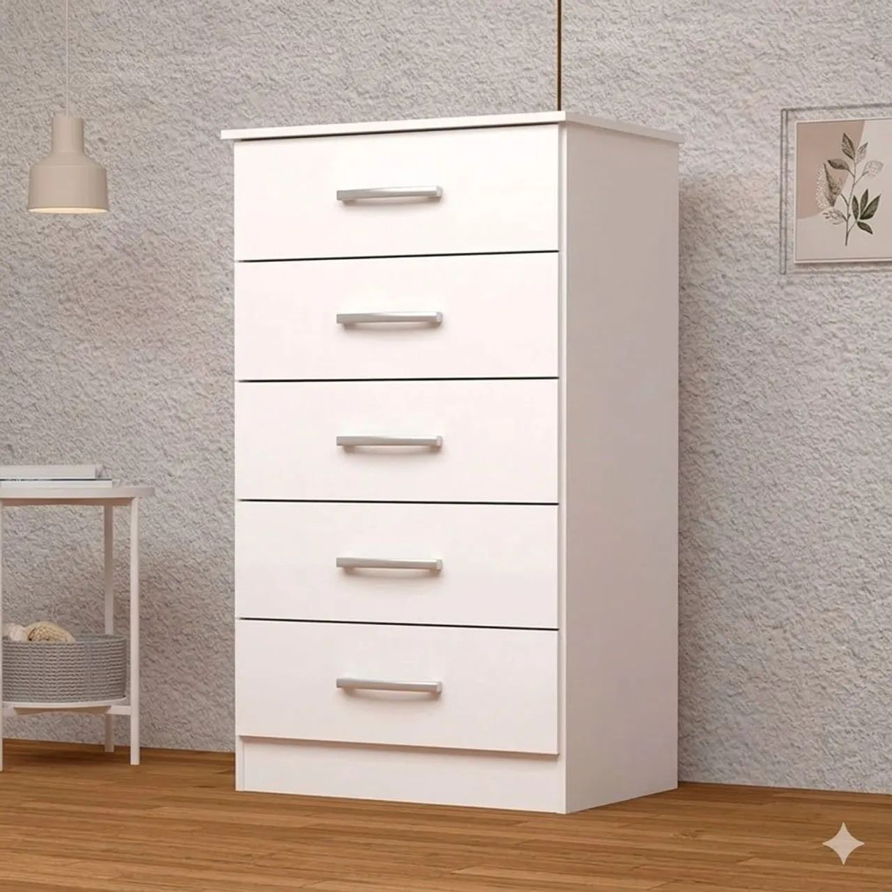 Cômoda Jamile 5 gavetas 
