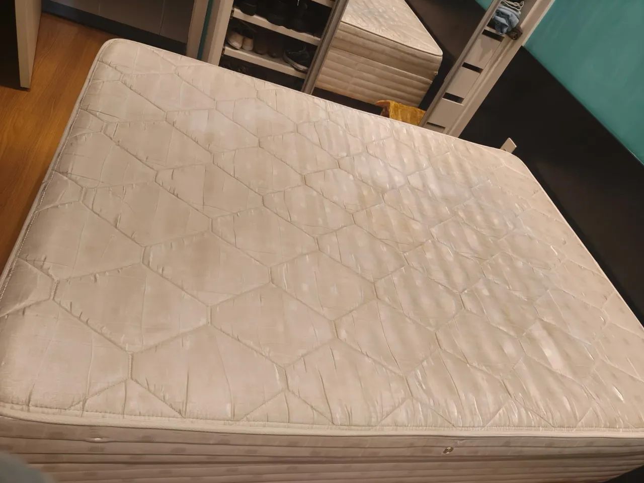 CAMA BOX CASAL COM BAU INTEGRADO