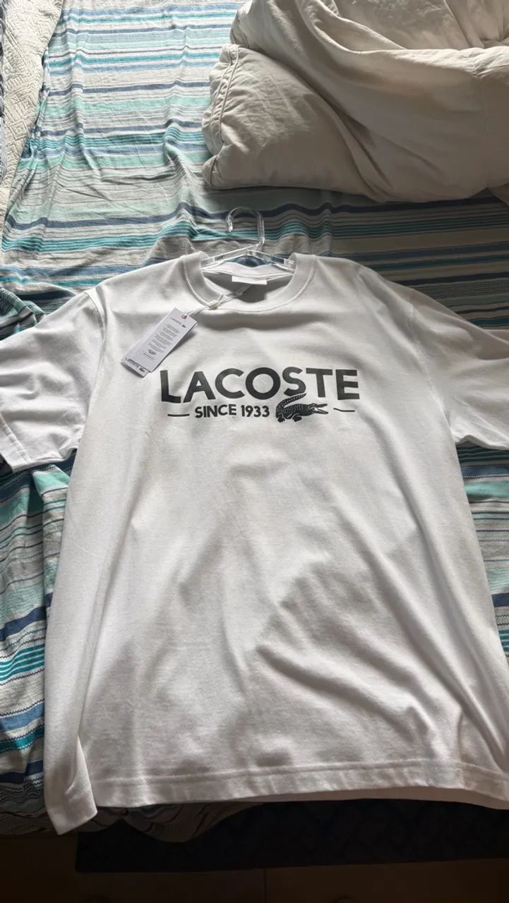 Camisa Lacoste Branca Original  - Foto 2