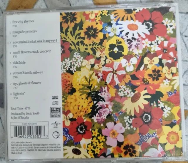 Sonic Youth NYC Ghosts & Flowers サイン入り sonic-youth-