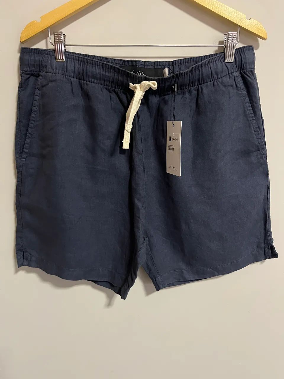 Short puro linho píer Foxton 