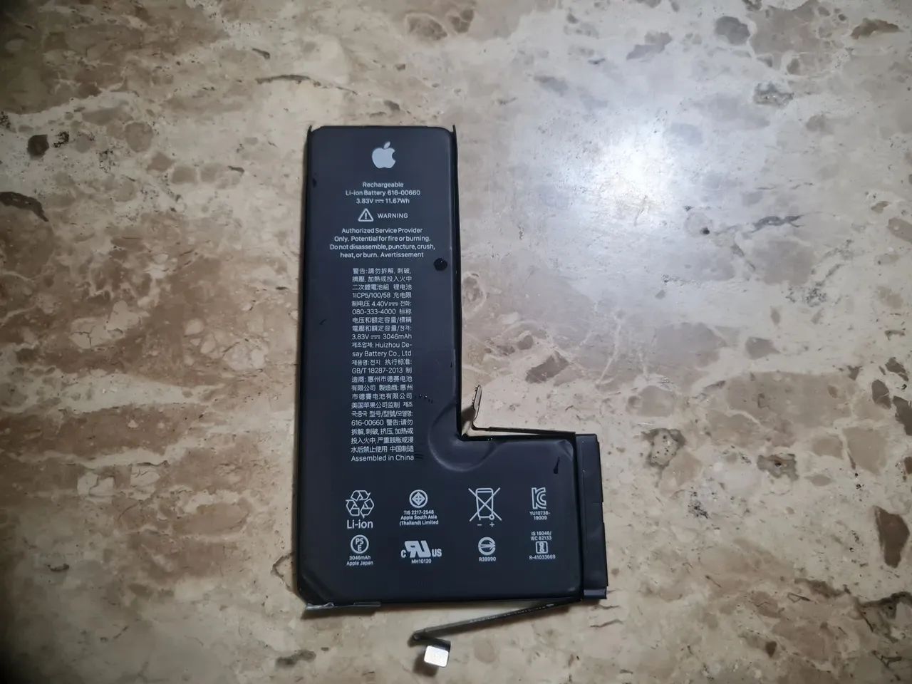 Bateria Original iPhone 11 Pro 72% de Saúde - Apple