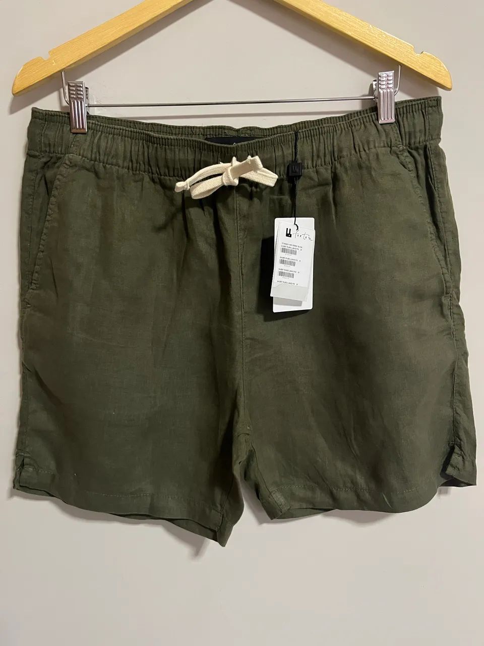 Short puro linho píer Foxton M e G