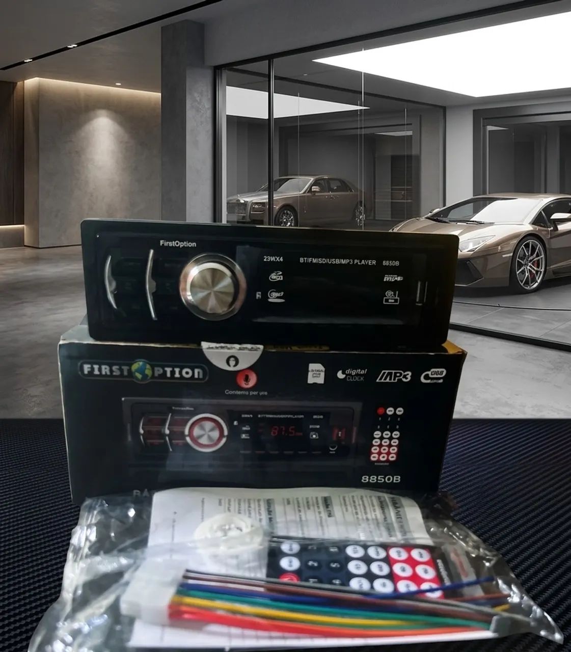 Som para carro Bluetooth first option mp3 modelo 8850B - Foto 2