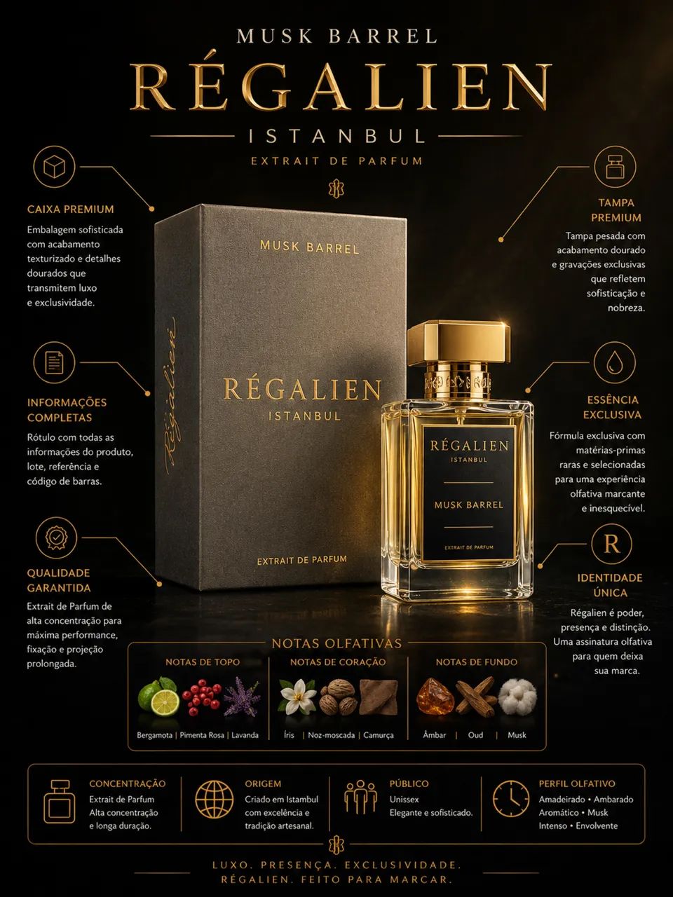 Musk Barrel Regalien 80ml - Foto 3