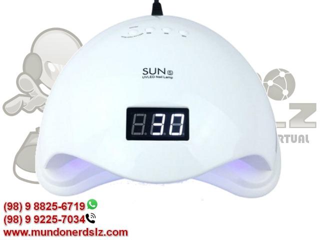 Cabine Uv Led 48w Branca Sun Estufa para secar Unhas em Gel em São Luís MA - Foto 3