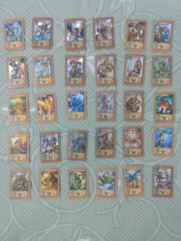Coleção completa de 30 cartas Mithomania da Elma chips 2008