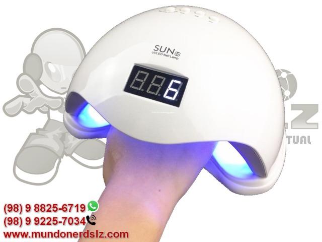 Cabine Uv Led 48w Branca Sun Estufa para secar Unhas em Gel em São Luís MA - Foto 6
