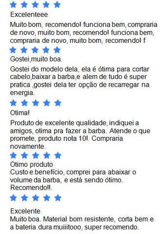 Máquina Cabelo Barba x 12x R$ 5,99 x Entrega Grátis x Garantia 3 m - Foto 3