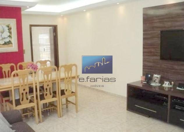 Sobrado com 4 dormitórios à venda, 138 m² por R$ 480.000,00 - Jardim Santa Maria - São Pau