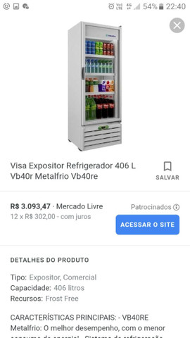 Expositor Refrigerador MetalFrio VB40RE2001 - Foto 5