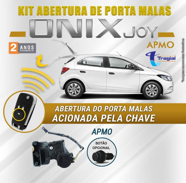 Kit Abertura de Porta Malas Chevrolet Chevrolet Onix Joy - Tragial