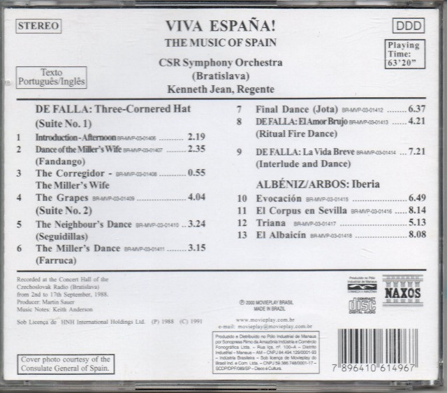 CD - Viva España - CSR Symphony Orchestra