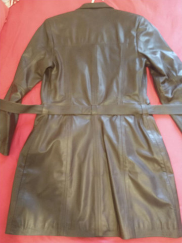 Cardigã em couro legítimo - Foto 2