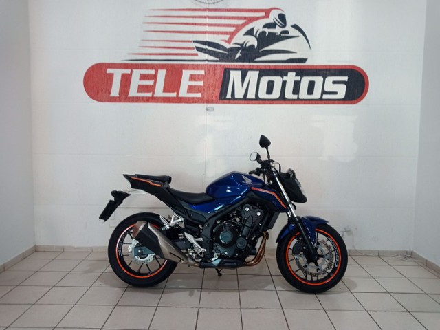 HONDA CB 500F AZUL 2018