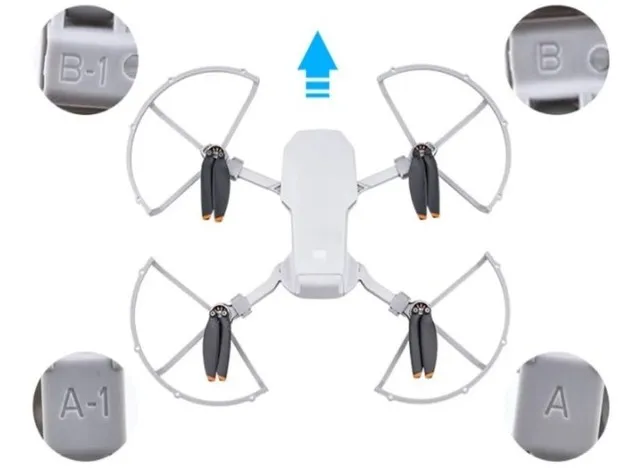 Protetor de hélice para dji mavic mini se/2/1 drone Arduino Automação COD-CP642