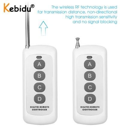 Controle Remoto 4ch 433mhz Antena Longo Alcance 1000m COD-CP639 Automação  - Foto 4